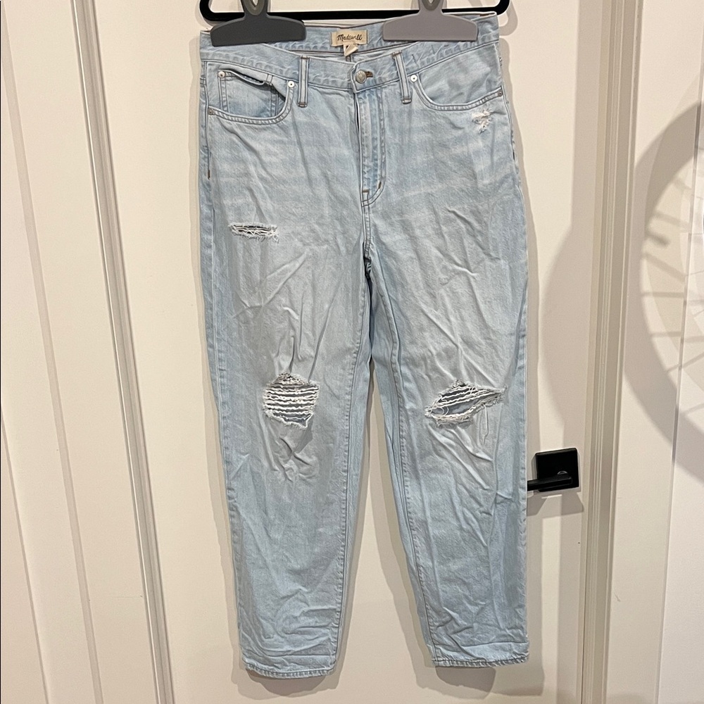 Madewell Light Blue ‘The Slouchy BoyJean’ Boyfriend Jeans - Picture 5 of 8